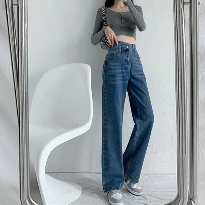 Dirty Denim Baggy Jeans
