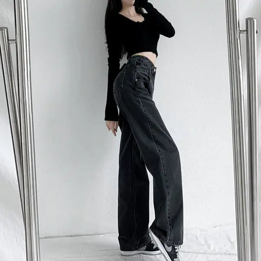 Dirty Denim Baggy Jeans